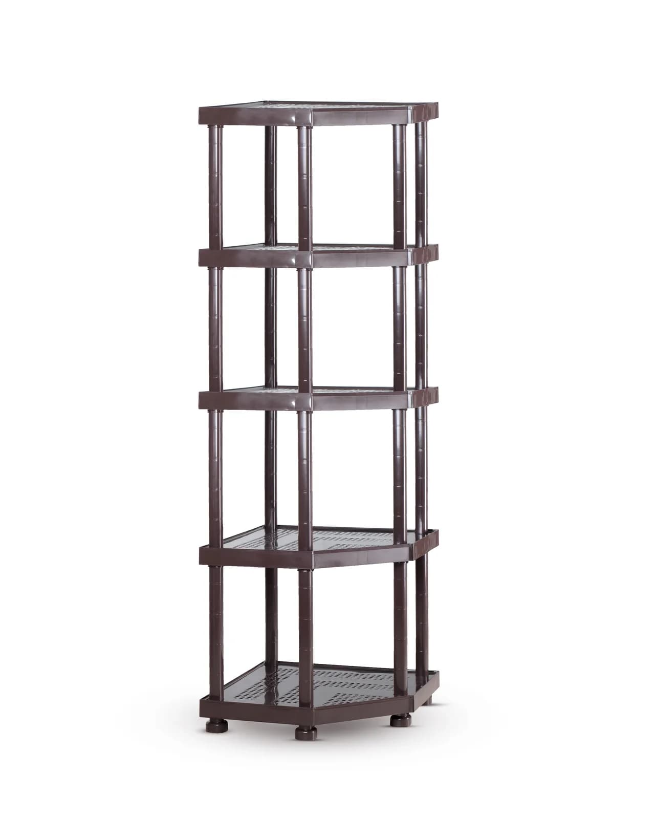 Corner Shelves — Five — Charcoal