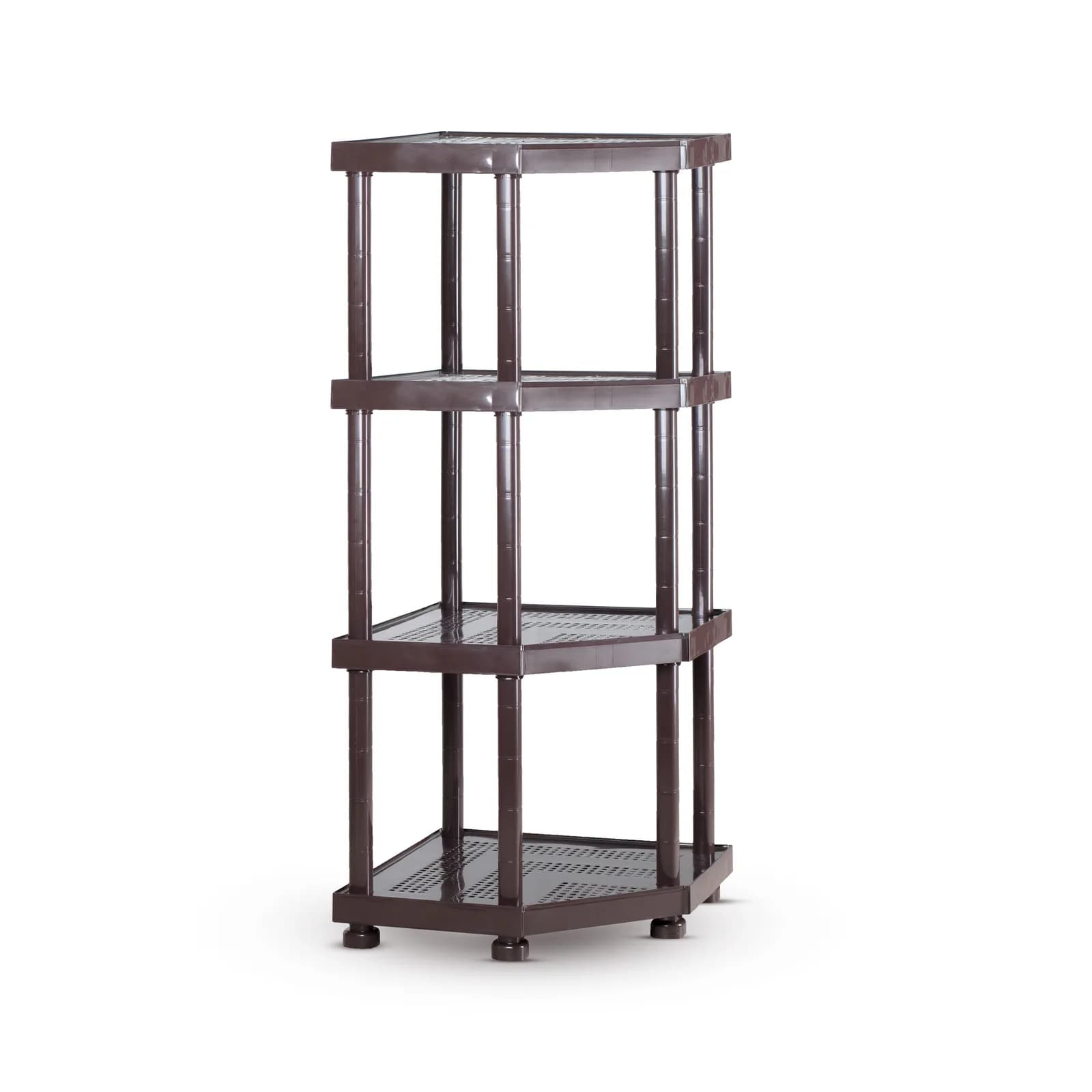 Corner Shelves — Four — Charcoal