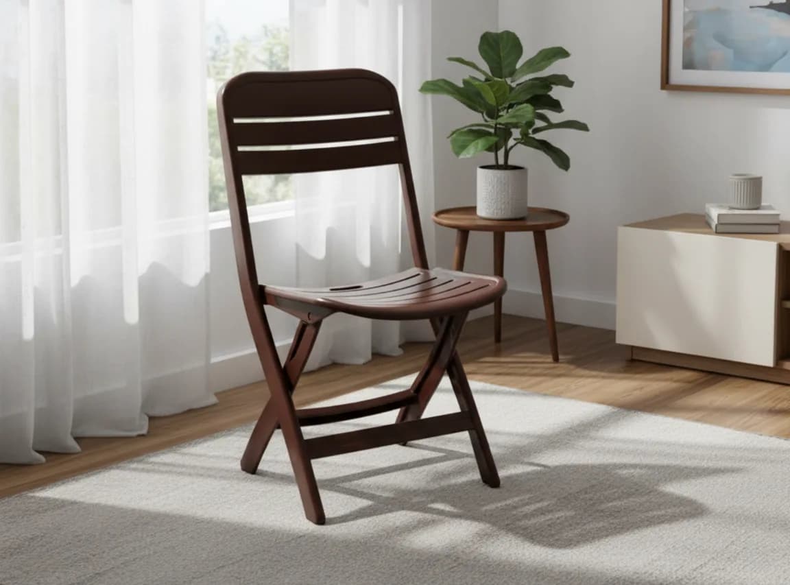 RELAX  FOLDING CHAIR — Brown