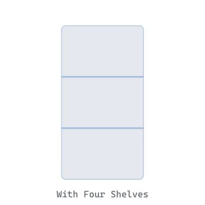 With Four Shelves