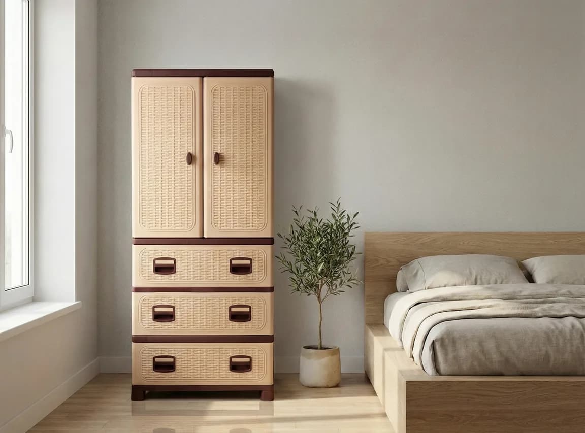 Petra Three Plus — Brown- Beige
