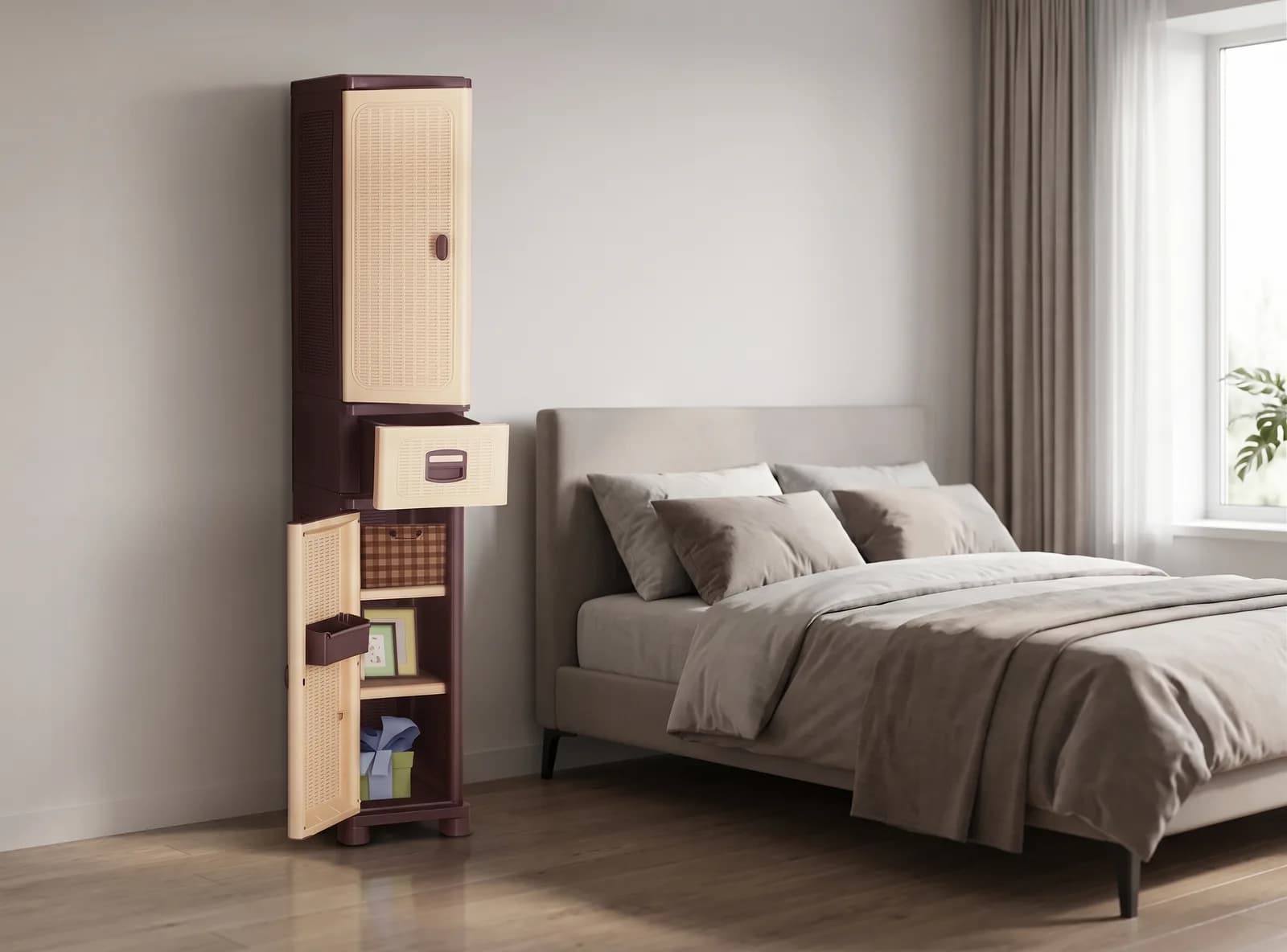 Commodore Ten — Brown- Beige