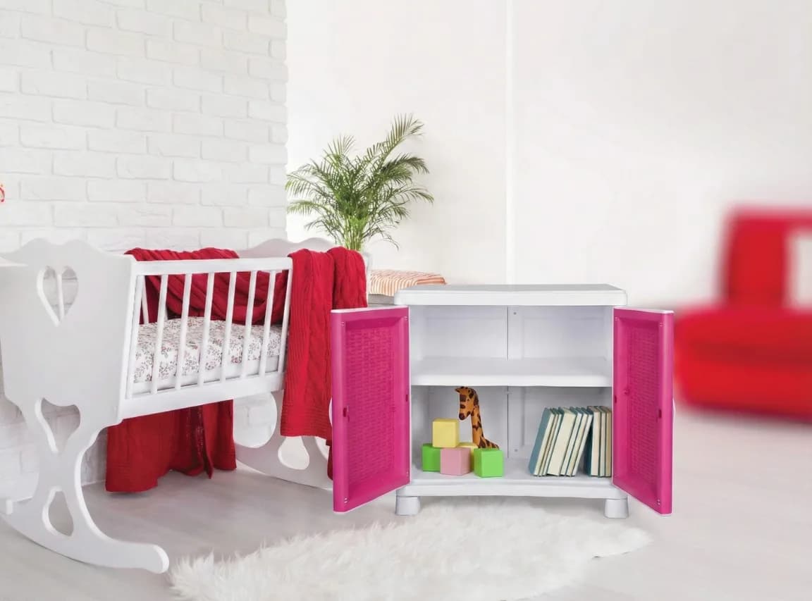 Petra Case — White - Fuchsia