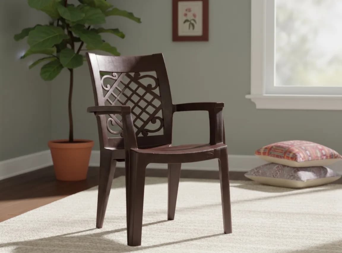 ROYAL ARM CHAIR — Brown