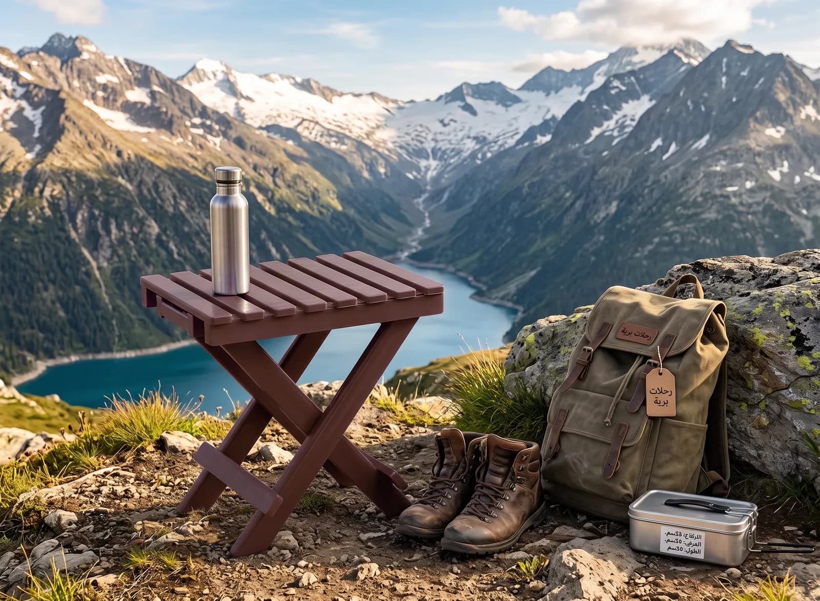 REEF Folding picnic chair — Brown